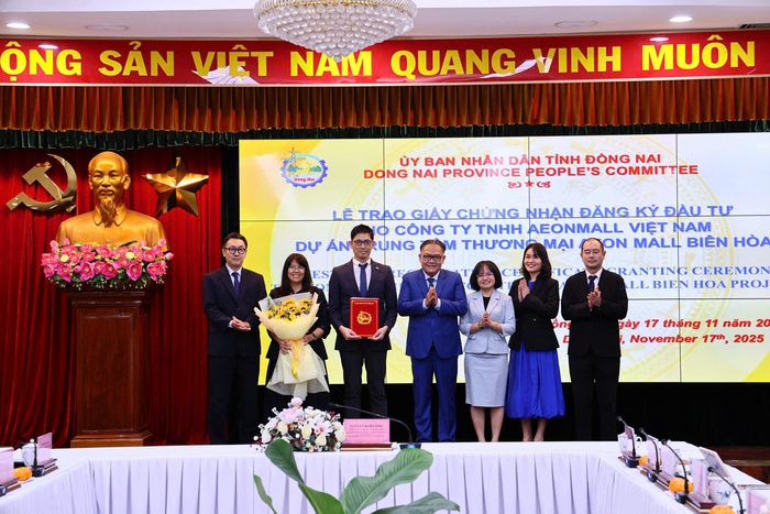 Đồng Nai trao Giấy chứng nhận đầu tư cho dự án TTTM Aeon Mall lớn nhất Việt Nam- Ảnh 1.