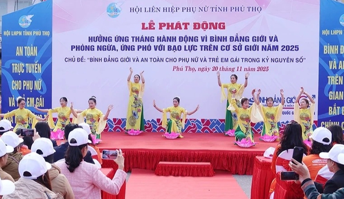 Phú Thọ phát động Tháng hành động vì bình đẳng giới năm 2025- Ảnh 3. Phú Thọ phát động Tháng hành động vì bình đẳng giới năm 2025- Ảnh 3.