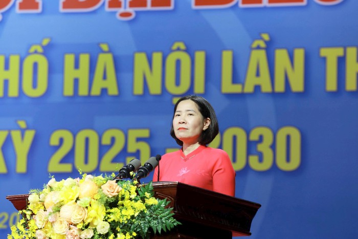 Bế mạc Đại hội đại biểu Phụ nữ Hà Nội XVII: Quyết tâm đưa Nghị quyết vào cuộc sống- Ảnh 1. Bế mạc Đại hội đại biểu Phụ nữ Hà Nội XVII: Quyết tâm đưa Nghị quyết vào cuộc sống- Ảnh 1.