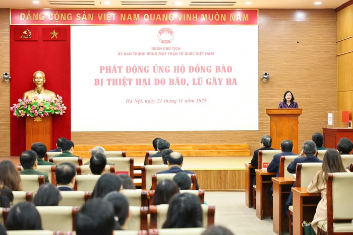 Mặt trận Tổ quốc Việt Nam phát động “Toàn dân ủng hộ đồng bào miền Trung, Tây Nguyên khắc phục hậu quả mưa lũ”- Ảnh 2.