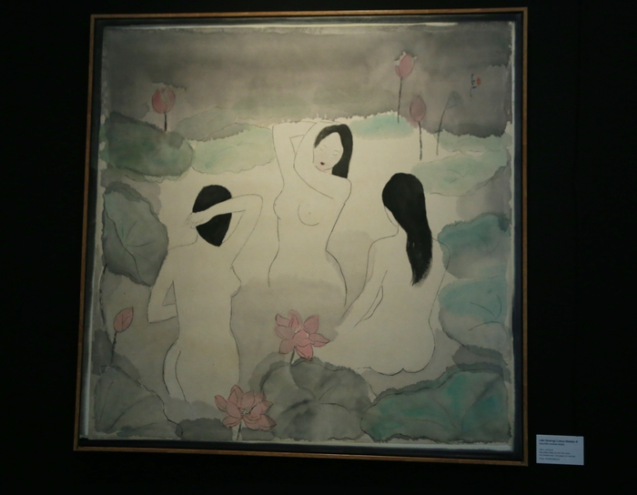 Không gian nghệ thuật đậm sắc Sen của 3 nữ nghệ sĩ - Ảnh 4.