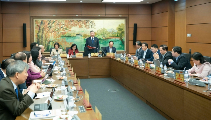 Tổng Bí thư: Mô hình phát triển của đất nước phải dựa trên nền tảng khoa học, đổi mới sáng tạo- Ảnh 1. Tổng Bí thư: Mô hình phát triển của đất nước phải dựa trên nền tảng khoa học, đổi mới sáng tạo- Ảnh 1.