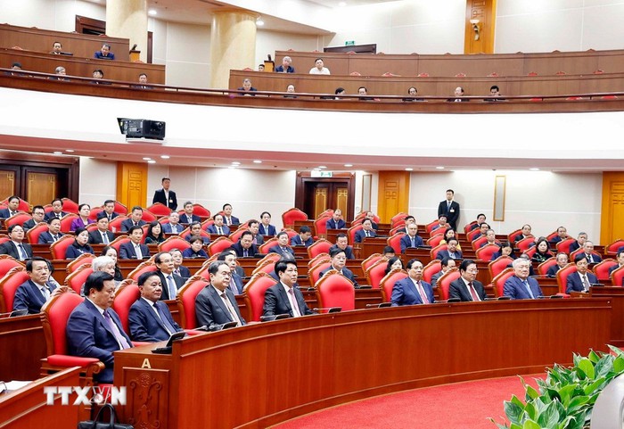 Bế mạc Hội nghị lần thứ 14 Ban Chấp hành Trung ương Đảng khóa XIII- Ảnh 5. Bế mạc Hội nghị lần thứ 14 Ban Chấp hành Trung ương Đảng khóa XIII- Ảnh 5.