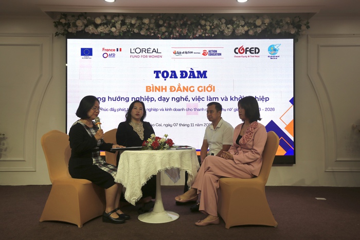 Thúc đẩy bình đẳng giới trong hướng nghiệp dạy nghề và khởi nghiệp tại Lào Cai- Ảnh 2. Thúc đẩy bình đẳng giới trong hướng nghiệp dạy nghề và khởi nghiệp tại Lào Cai- Ảnh 2.