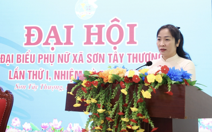 Quảng Ngãi: Hoàn thành 100% Đại hội đại biểu phụ nữ cấp cơ sở nhiệm kỳ 2025 - 2030- Ảnh 3.
