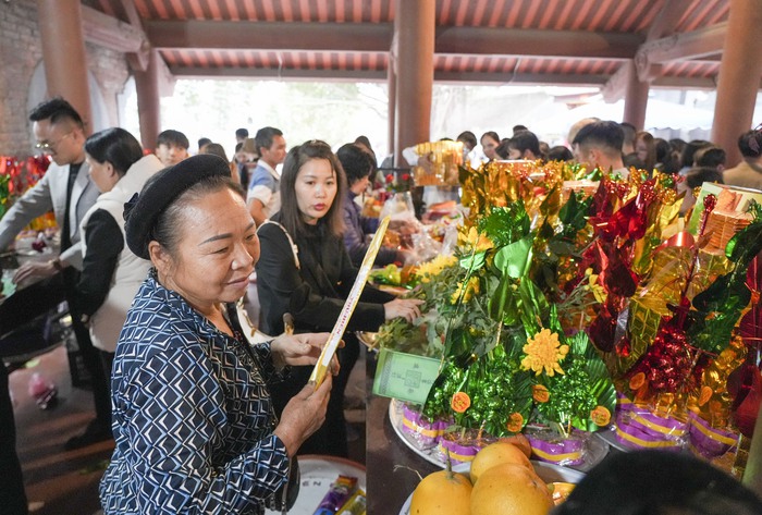 Bắc Ninh: Người dân, du khách nườm nượp về đền Bà Chúa Kho “vay tiền”, “xin lộc” đầu năm- Ảnh 27.