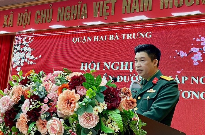 Năm 2025, Quận Hai Bà Trưng có 102 quân nhân thực hiện nghĩa vụ- Ảnh 1.