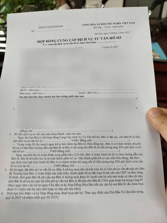 Cảnh giác với lời mời chào mua nhà ở xã hội qua dịch vụ đảm bảo “trúng suất” - Ảnh 2.