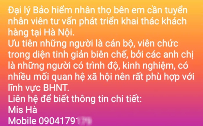 Cơ hội việc làm ngành bảo hiểm, bất động sản cho người trong diện tinh giản biên chế- Ảnh 1.