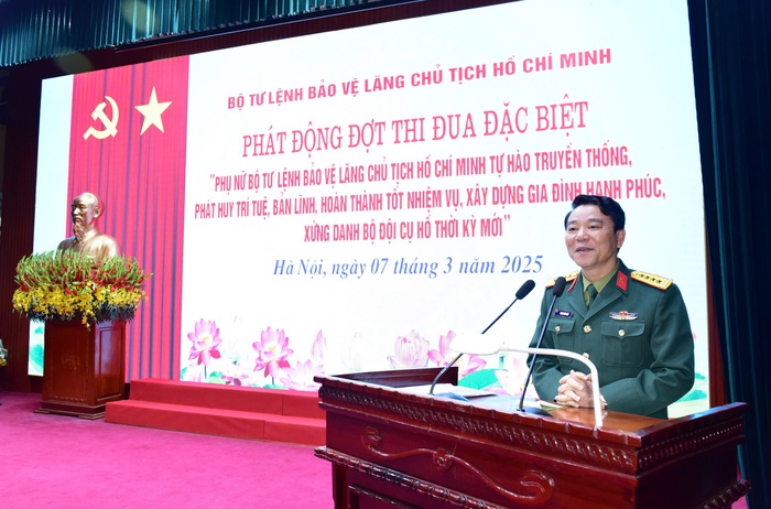 Phụ nữ Bộ tư lệnh Bảo vệ Lăng Chủ tịch Hồ Chí Minh phát động phong trào thi đua năm 2025- Ảnh 1. Phụ nữ Bộ tư lệnh Bảo vệ Lăng Chủ tịch Hồ Chí Minh phát động phong trào thi đua năm 2025- Ảnh 1.
