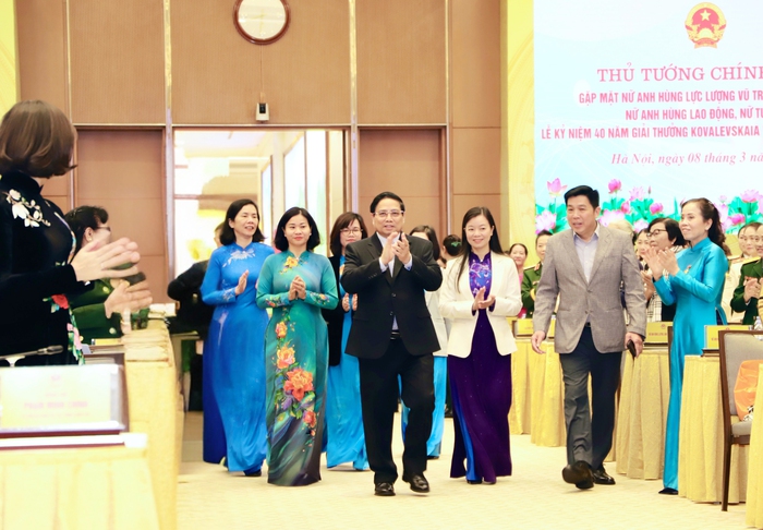 Những hình ảnh đẹp tại cuộc Gặp mặt của Thủ tướng Ngày 8/3- Ảnh 1. Những hình ảnh đẹp tại cuộc Gặp mặt của Thủ tướng Ngày 8/3- Ảnh 1.