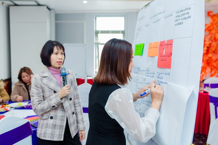 Hòa Bình: Nâng cao nhận thức cho phụ nữ, trẻ em trong ứng phó biến đổi khí hậu- Ảnh 3. Hòa Bình: Nâng cao nhận thức cho phụ nữ, trẻ em trong ứng phó biến đổi khí hậu- Ảnh 3.