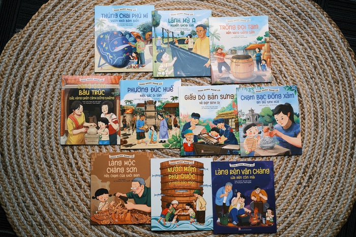 Bộ sách "Vang danh nghề cổ" đã phát hành được 10 cuốn Bộ sách "Vang danh nghề cổ" đã phát hành được 10 cuốn