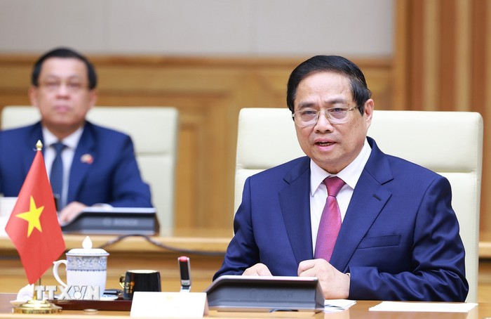 Hai Thủ tướng Việt Nam và Thái Lan đồng chủ trì Kỳ họp lần thứ tư Nội các chung giữa hai nước- Ảnh 7. Hai Thủ tướng Việt Nam và Thái Lan đồng chủ trì Kỳ họp lần thứ tư Nội các chung giữa hai nước- Ảnh 7.