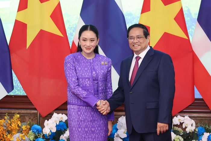 Hai Thủ tướng Việt Nam và Thái Lan đồng chủ trì Kỳ họp lần thứ tư Nội các chung giữa hai nước- Ảnh 4. Hai Thủ tướng Việt Nam và Thái Lan đồng chủ trì Kỳ họp lần thứ tư Nội các chung giữa hai nước- Ảnh 4.