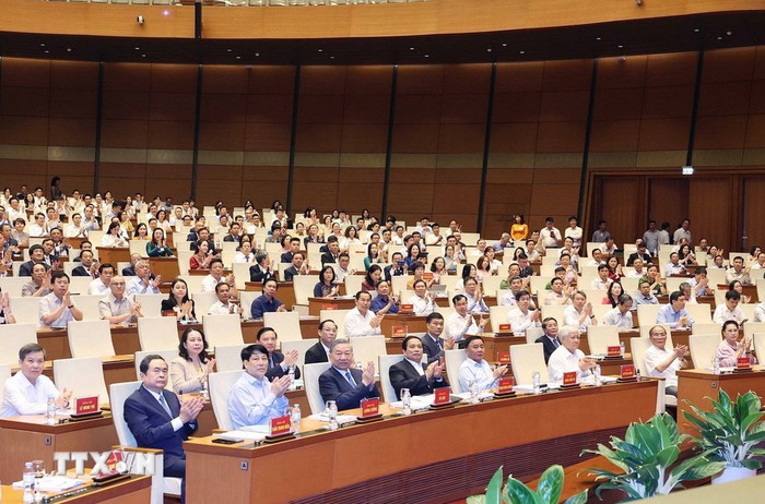 Hội nghị toàn quốc quán triệt, triển khai thực hiện Nghị quyết 66 và Nghị quyết 68 của Bộ Chính trị- Ảnh 4. Hội nghị toàn quốc quán triệt, triển khai thực hiện Nghị quyết 66 và Nghị quyết 68 của Bộ Chính trị- Ảnh 4.