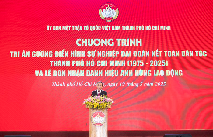 Ủy ban Mặt trận Tổ quốc Việt Nam TPHCM đón nhận danh hiệu Anh hùng Lao động- Ảnh 3.