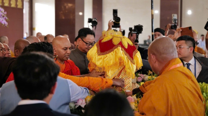 Xá - lợi Đức Phật đã được tôn trí, an vị tại chùa Thanh Tâm, TPHCM- Ảnh 7. Xá - lợi Đức Phật đã được tôn trí, an vị tại chùa Thanh Tâm, TPHCM- Ảnh 7.