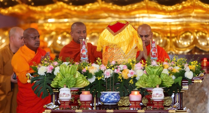 Xá - lợi Đức Phật đã được tôn trí, an vị tại chùa Thanh Tâm, TPHCM- Ảnh 8. Xá - lợi Đức Phật đã được tôn trí, an vị tại chùa Thanh Tâm, TPHCM- Ảnh 8.