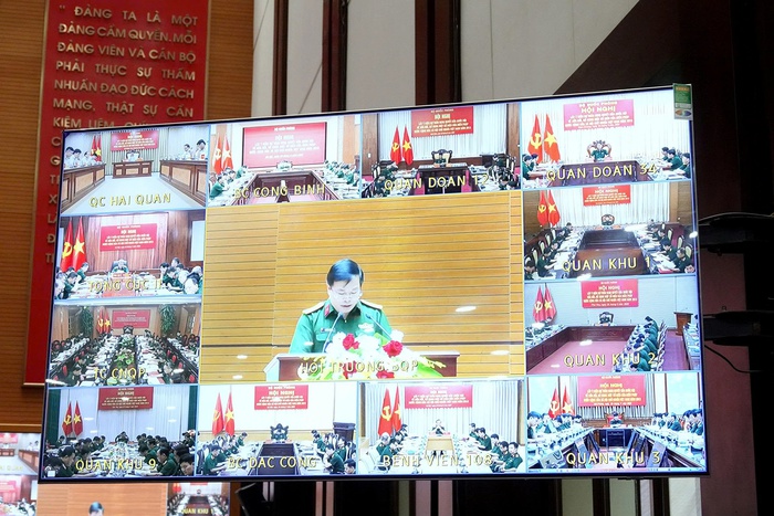 Bộ Quốc phòng tổ chức lấy ý kiến về dự thảo Nghị quyết sửa đổi, bổ sung Hiến pháp năm 2013- Ảnh 1.