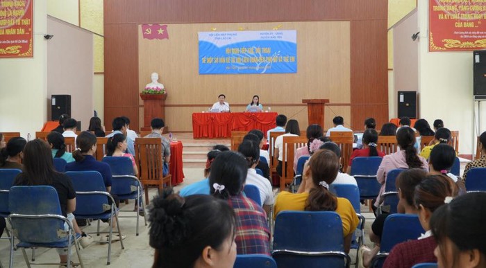 Lào Cai: Hội nghị đối thoại các vấn đề xã hội liên quan đến phụ nữ và trẻ em- Ảnh 3. Lào Cai: Hội nghị đối thoại các vấn đề xã hội liên quan đến phụ nữ và trẻ em- Ảnh 3.