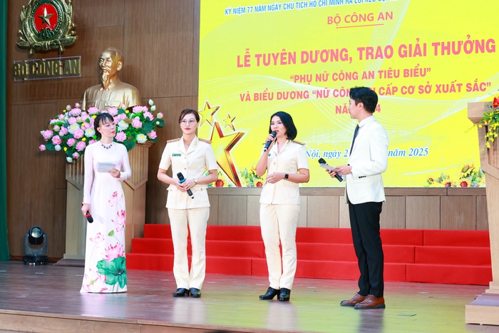 Biểu dương 20 "Phụ nữ Công an tiêu biểu" và 62 "Nữ Công an cơ sở xuất sắc" - Ảnh 4.
