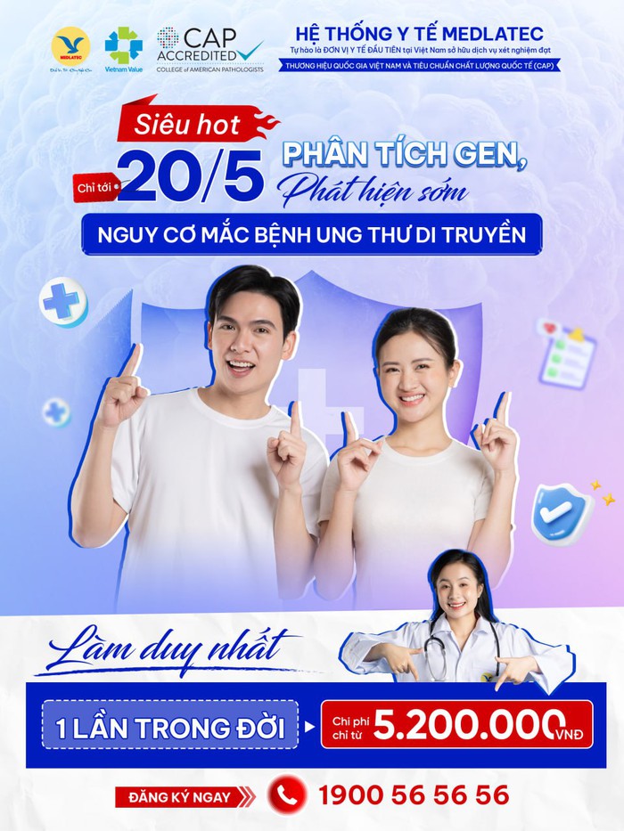 Xét nghiệm gen một lần duy nhất trong đời, sàng lọc sớm và ngăn ngừa ung thư di truyền - Ảnh 3. Xét nghiệm gen một lần duy nhất trong đời, sàng lọc sớm và ngăn ngừa ung thư di truyền - Ảnh 3.