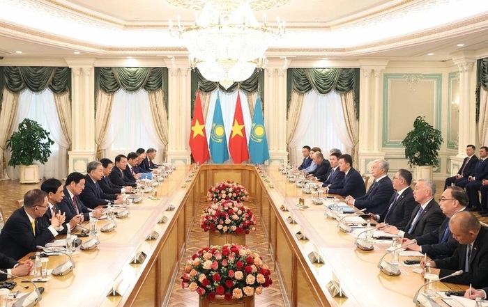 Nâng cấp quan hệ giữa Việt Nam và Kazakhstan lên Đối tác chiến lược- Ảnh 1. Nâng cấp quan hệ giữa Việt Nam và Kazakhstan lên Đối tác chiến lược- Ảnh 1.