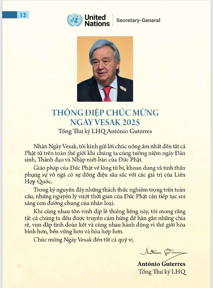 Chùm ảnh: Khai mạc Đại lễ Phật đản Liên hợp quốc - Vesak 2025- Ảnh 1. Chùm ảnh: Khai mạc Đại lễ Phật đản Liên hợp quốc - Vesak 2025- Ảnh 1.