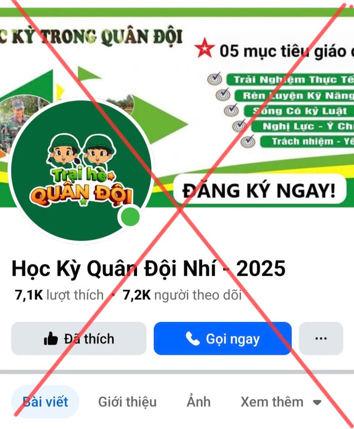 Lại rộ lừa đảo núp bóng tuyển sinh “Học kỳ quân đội”- Ảnh 1. Lại rộ lừa đảo núp bóng tuyển sinh “Học kỳ quân đội”- Ảnh 1.