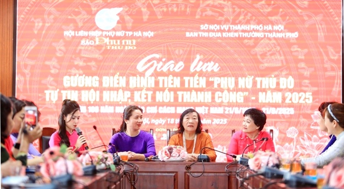 Giao lưu gương điển hình tiên tiến "Phụ nữ Thủ đô Sáng tạo - Hội nhập - Kết nối thành công" - Ảnh 2. Giao lưu gương điển hình tiên tiến "Phụ nữ Thủ đô Sáng tạo - Hội nhập - Kết nối thành công" - Ảnh 2.