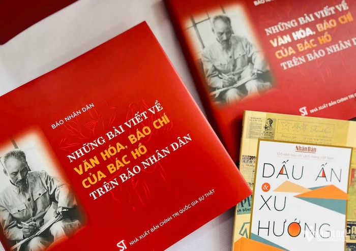 Cuốn sách "Những bài viết về văn hóa, báo chí của Bác Hồ trên báo Nhân Dân" và ấn phẩm "Dấu ấn & Xu hướng" Cuốn sách "Những bài viết về văn hóa, báo chí của Bác Hồ trên báo Nhân Dân" và ấn phẩm "Dấu ấn & Xu hướng"