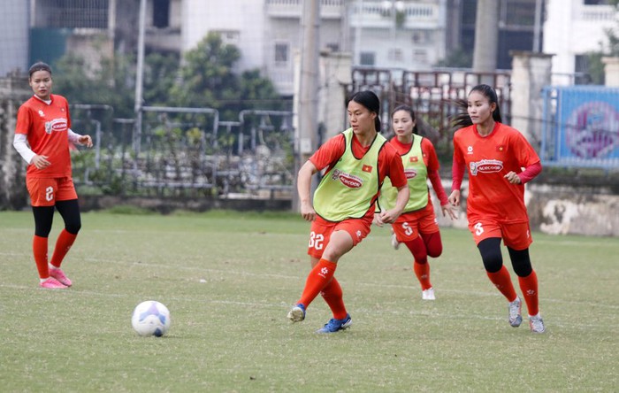 Đội tuyển nữ Việt Nam luyện tập tại Phú Thọ để chuẩn bị cho vòng loại giải bóng đá nữ châu Á 2026- Ảnh 2. Đội tuyển nữ Việt Nam luyện tập tại Phú Thọ để chuẩn bị cho vòng loại giải bóng đá nữ châu Á 2026- Ảnh 2.