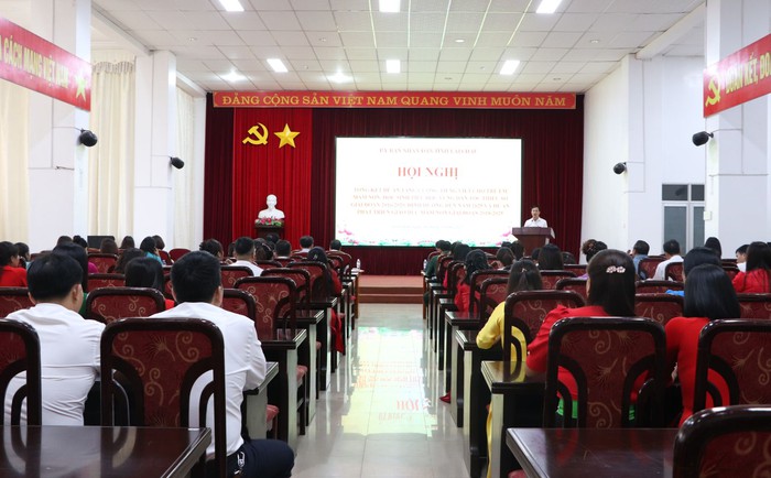 Lai Châu: Đảm bảo 100% trẻ em dân tộc thiểu số được tăng cường tiếng Việt- Ảnh 2. Lai Châu: Đảm bảo 100% trẻ em dân tộc thiểu số được tăng cường tiếng Việt- Ảnh 2.