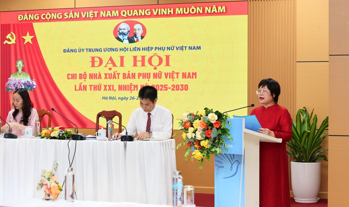 Chi bộ Nhà xuất bản Phụ nữ Việt Nam tổ chức thành công Đại hội lần thứ XXI, nhiệm kỳ 2025 - 2030- Ảnh 4. Chi bộ Nhà xuất bản Phụ nữ Việt Nam tổ chức thành công Đại hội lần thứ XXI, nhiệm kỳ 2025 - 2030- Ảnh 4.