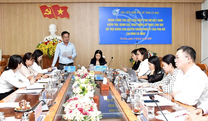 TƯ Hội LHPN Việt Nam kiểm tra hoạt động ủy thác và nắm bắt hoạt động công tác Hội tại tỉnh Cà Mau- Ảnh 1.