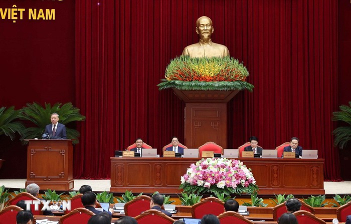 Phát biểu của Tổng Bí thư Tô Lâm tại phiên khai mạc Hội nghị Trung ương 12 - Khóa XIII- Ảnh 2.