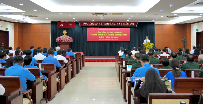 TPHCM Củng cố bộ máy, đặt nền móng vững chắc cho Đại đoàn kết toàn dân- Ảnh 1.