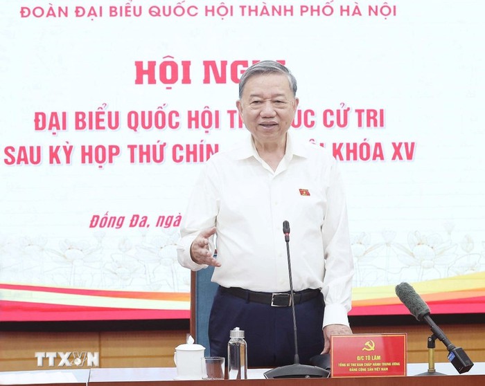 Tổng Bí thư: Toàn hệ thống chính trị phải hướng tới thực hiện mục tiêu nâng cao đời sống cho Nhân dân - Ảnh 2.