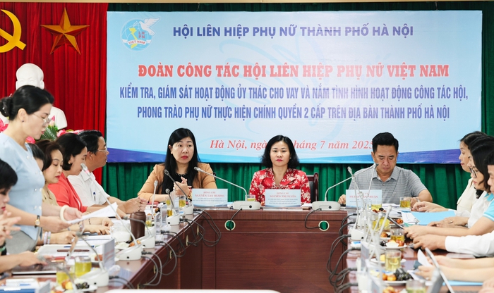 TƯ Hội LHPN Việt Nam kiểm tra hoạt động ủy thác cho vay tại Hội LHPN TP Hà Nội- Ảnh 1. TƯ Hội LHPN Việt Nam kiểm tra hoạt động ủy thác cho vay tại Hội LHPN TP Hà Nội- Ảnh 1.