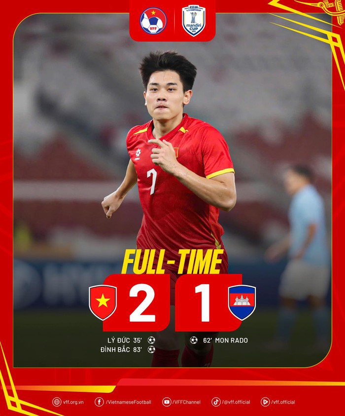 Lý Đức ghi bàn, ĐT U23 Việt Nam giành vé vào bán kết giải Đông Nam Á 2025- Ảnh 2. Lý Đức ghi bàn, ĐT U23 Việt Nam giành vé vào bán kết giải Đông Nam Á 2025- Ảnh 2.