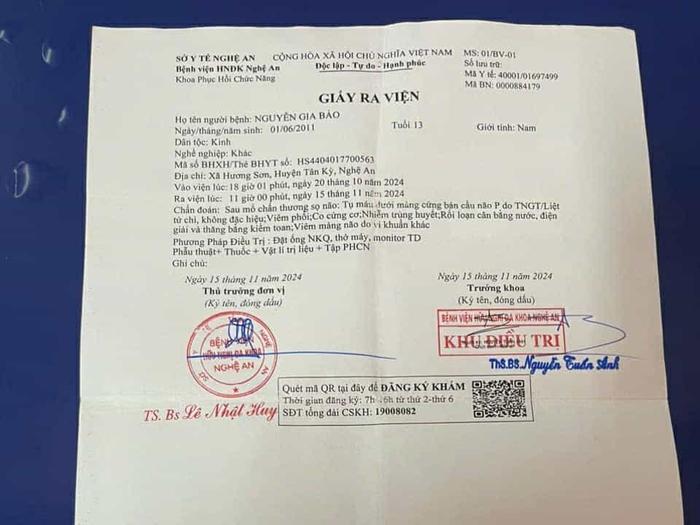 Chung tay giúp đỡ bé trai 14 tuổi bị tai nạn trên đường đi học về- Ảnh 2.