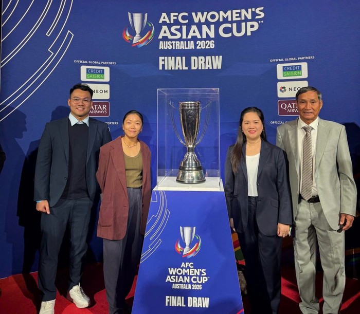 Bốc thăm Asian Cup nữ 2026: Đội tuyển nữ Việt Nam cùng bảng với Nhật Bản- Ảnh 1. Bốc thăm Asian Cup nữ 2026: Đội tuyển nữ Việt Nam cùng bảng với Nhật Bản- Ảnh 1.