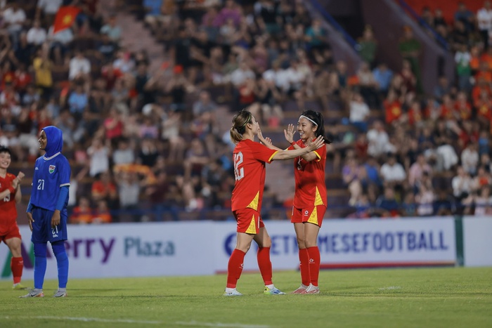 Vòng loại Giải bóng đá nữ châu Á 2026: Dấu ấn Phạm Hải Yến- Ảnh 3.