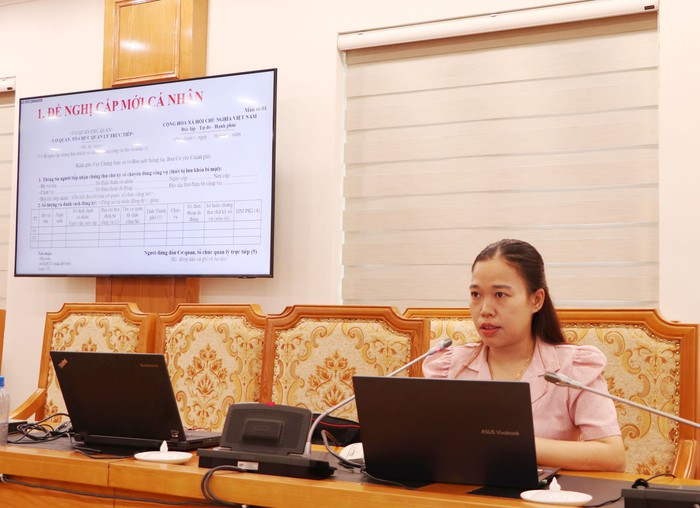 Lai Châu: Tập huấn sử dụng các hệ thống thông tin đáp ứng mô hình chính quyền địa phương 2 cấp- Ảnh 1. Lai Châu: Tập huấn sử dụng các hệ thống thông tin đáp ứng mô hình chính quyền địa phương 2 cấp- Ảnh 1.