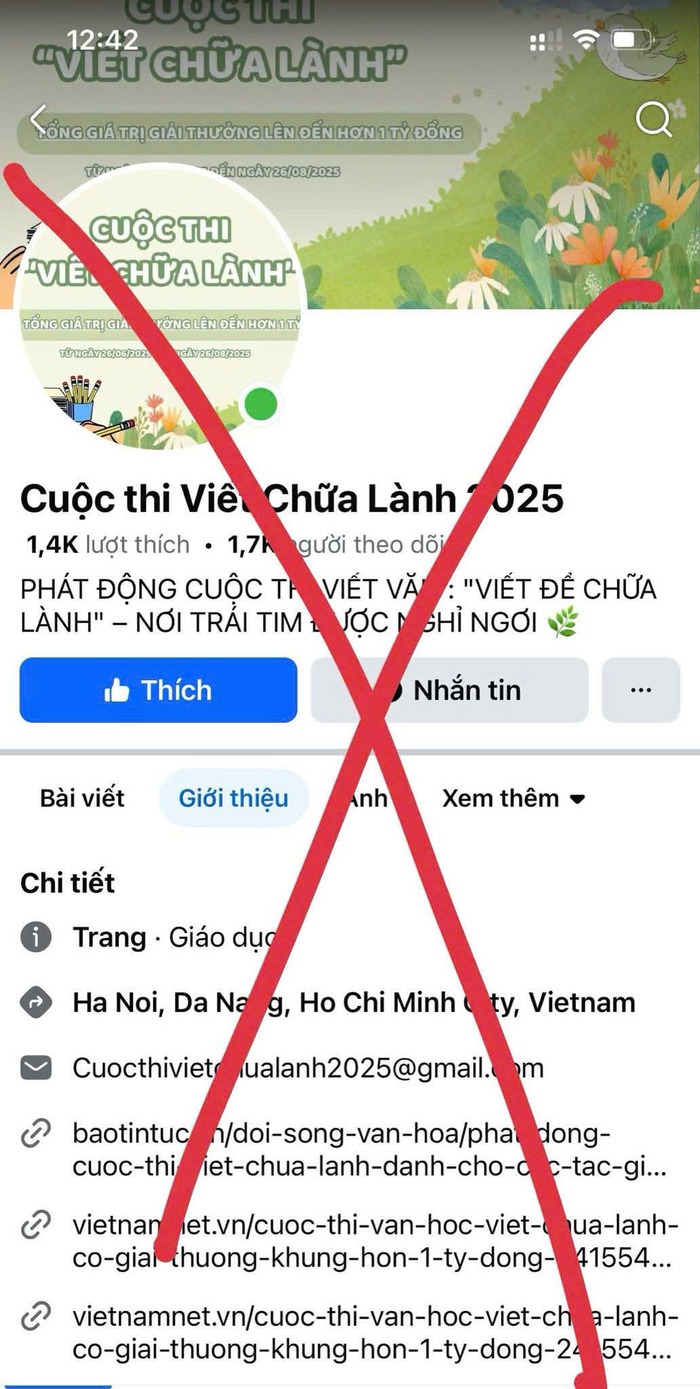 Fanpage giả mạo Fanpage giả mạo