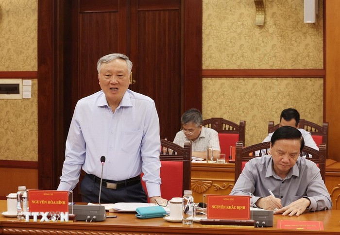 Chủ tịch nước chủ trì Phiên họp thứ hai Ban Chỉ đạo Cải cách tư pháp Trung ương- Ảnh 1. Chủ tịch nước chủ trì Phiên họp thứ hai Ban Chỉ đạo Cải cách tư pháp Trung ương- Ảnh 1.