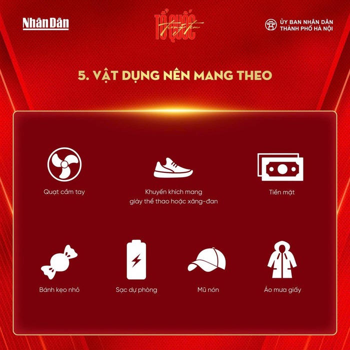 Những điều cần lưu ý khi tham gia concert "Tổ quốc trong tim"- Ảnh 6. Những điều cần lưu ý khi tham gia concert "Tổ quốc trong tim"- Ảnh 6.
