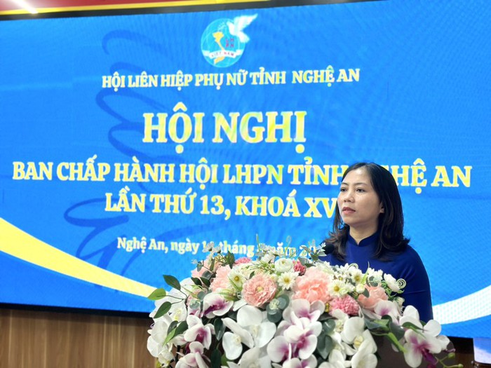 Hội LHPN tỉnh Nghệ An có tân Chủ tịch- Ảnh 1.