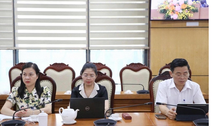 Đại biểu sở, ngành tỉnh Thái Nguyên tham dự Hội nghị trực tuyến